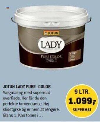 XL-BYG Jotun Lady Pure Color tilbud