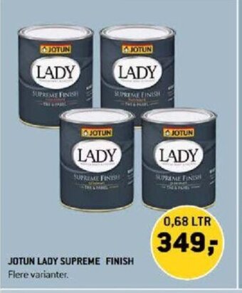 XL-BYG Jotun Lady Supreme Finish tilbud