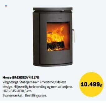 XL-BYG Morsø Brændeovn 6170 tilbud