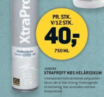 XL-BYG Xtraproff NBS Helårsskum tilbud