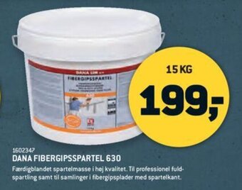 XL-BYG Dana Fibergipsspartel 630 tilbud