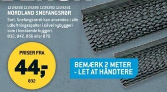 XL-BYG Nordland Snefangsrør tilbud