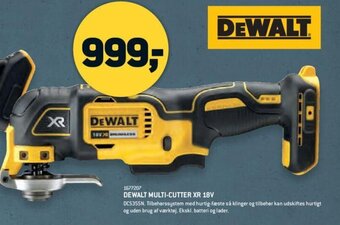 XL-BYG DeWalt Multi-Cutter XR 18V tilbud