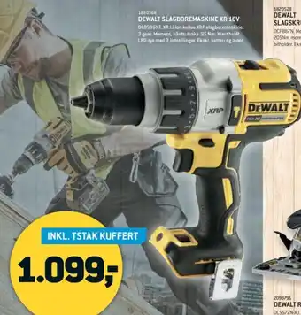 XL-BYG DeWalt Slagboremaskine 18V tilbud