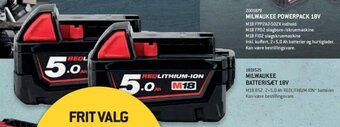 XL-BYG Milwaukee Powerpack 18V tilbud