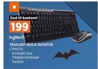 Power Logitech tastatur tilbud