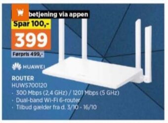 Power Huawei router tilbud