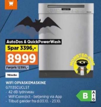Power Miele opvaskemaskine tilbud