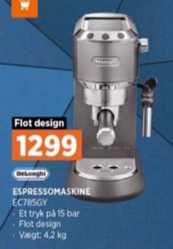 Power Delonghi espressomaskine tilbud