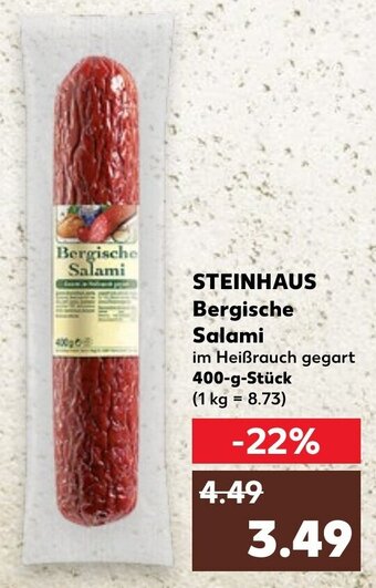 Kaufland Steinhaus Bergische Salami tilbud