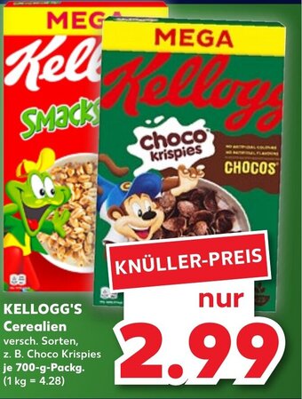 Kaufland Kellogg's Cerealien tilbud