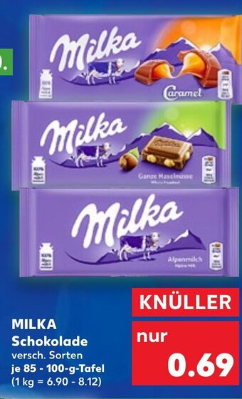 Kaufland DE Milka Schokolade tilbud