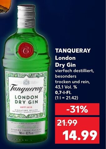 Tanqueray London Dry Gin
