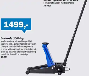 Biltema Donkraft, 2500kg tilbud