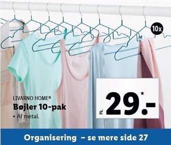 Lidl Bøjler 10-pak tilbud