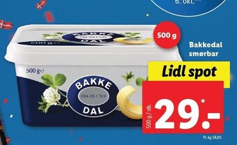 Lidl Bakkedal smørbar tilbud