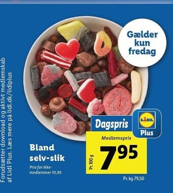 Lidl Bland selv slik tilbud
