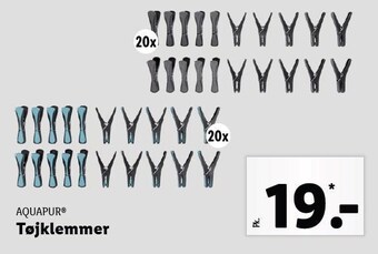 Lidl Tøjklemmer tilbud