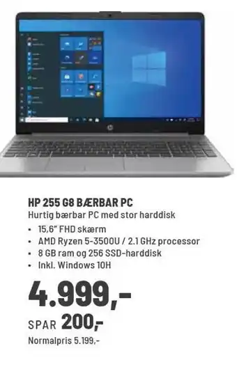 Hp 255 g8 bærbar pc