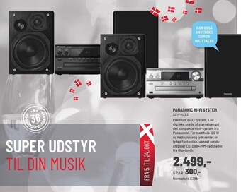 Panasonic Center Panasonic hi-fi system tilbud