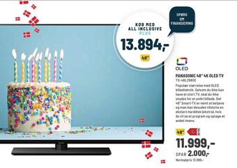 Panasonic Center Panasonic 48 4k oled tv tilbud