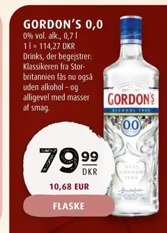 Scandinavian Park Gordon's 0,0 tilbud