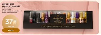 Scandinavian Park Anthon berg chocolate liqueurs tilbud
