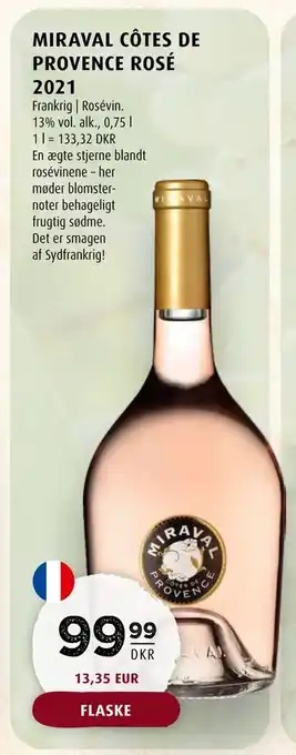 Scandinavian Park Miraval côtes de provence rosé 2021 tilbud