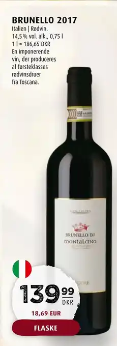 Scandinavian Park Brunello 2017 tilbud
