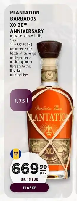Scandinavian Park Plantation barbados x0 20 th anniversary tilbud