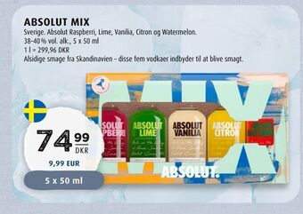 Scandinavian Park Absolut mix tilbud