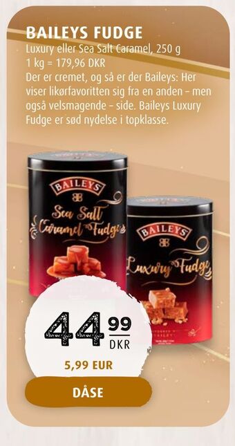 Baileys fudge