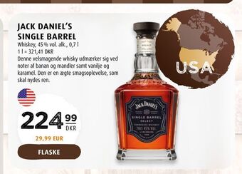 Scandinavian Park Jack daniel's single barrel tilbud