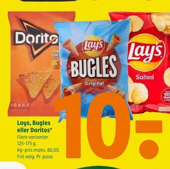 Coop 365 Lays, bugles eller doritos tilbud