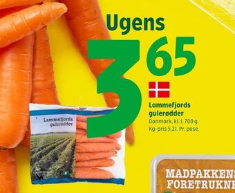Coop 365 Lammefjords gulerødder tilbud