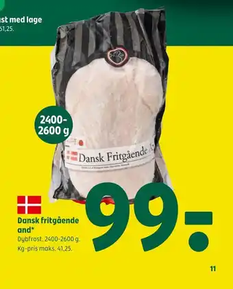 Coop 365 Dansk fritgående and tilbud