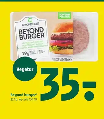 Beyond burger*