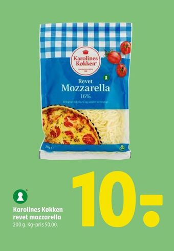 Coop 365 Karolines køkken revet mozzarella tilbud