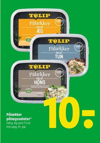 Coop 365 Pålækker pålægssalater tilbud