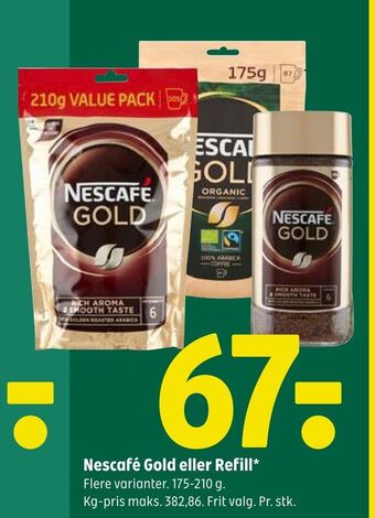 Coop 365 Nescafé gold eller refill tilbud