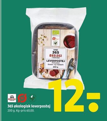 Coop 365 365 økologisk leverpostej tilbud
