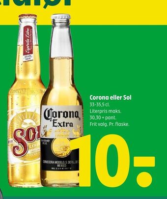 Coop 365 Corona eller sol tilbud