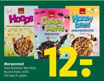 Coop 365 Morgenmad tilbud