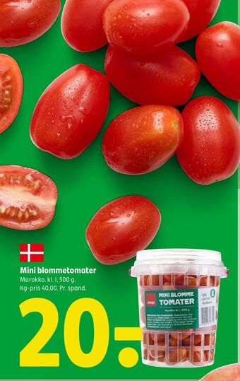 Coop 365 Mini blomme tomater tilbud