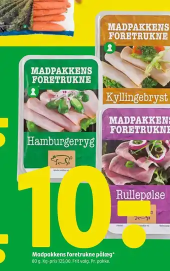 Coop 365 Madpakkens foretrukne pålæg tilbud