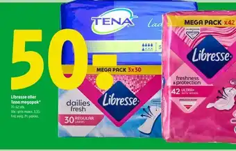 Libresse eller tena megapak