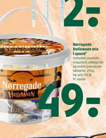 Coop 365 Nørregade halloween mix i spand tilbud
