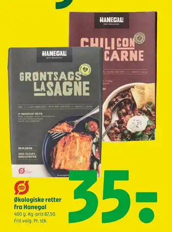 Coop 365 Økologiske retter fra hanegal tilbud