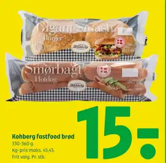 Coop 365 Kohberg pølsebrød tilbud