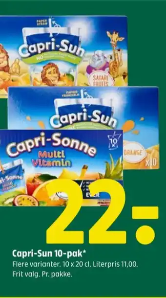 Coop 365 Capri-sun juice tilbud